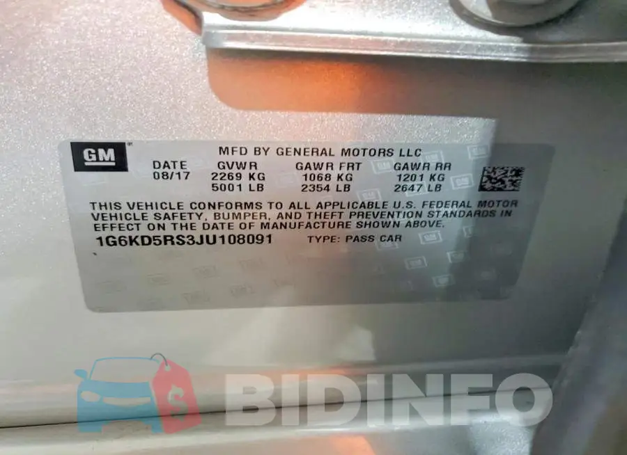 1G6KD5RS3JU108091 Photo# 12