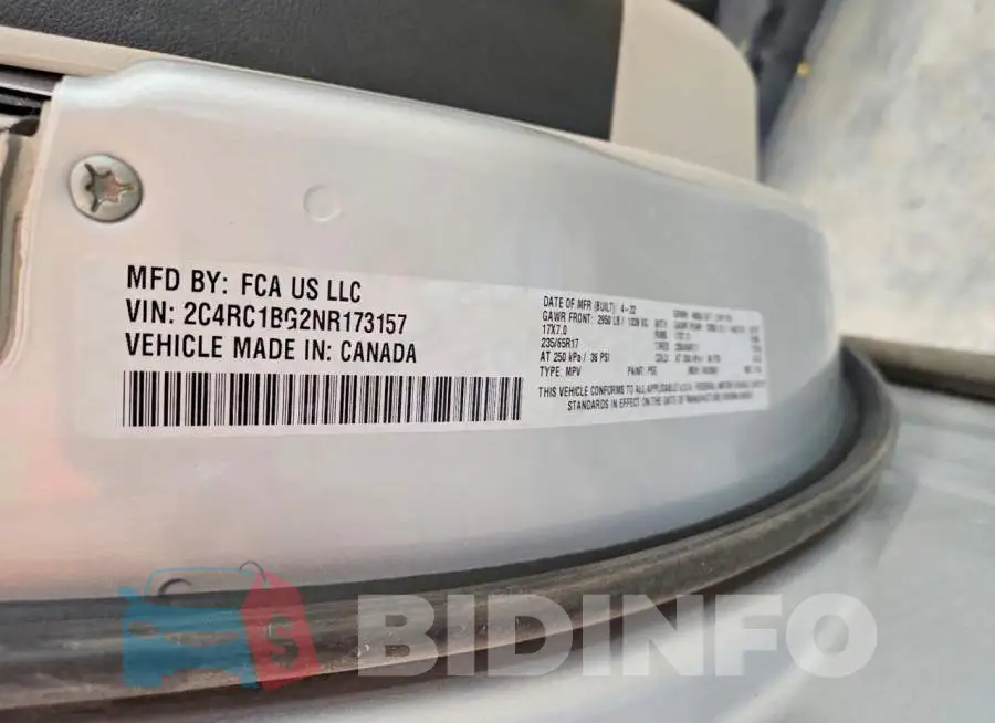 2C4RC1BG2NR173157 Photo# 13