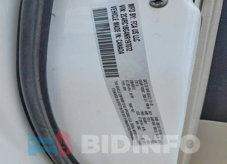 2C4RC1BG4NR197072 Photo# 13