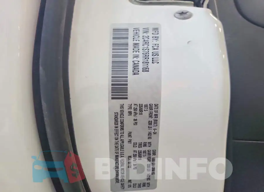 2C4RC1S76RR181168 Photo# 13