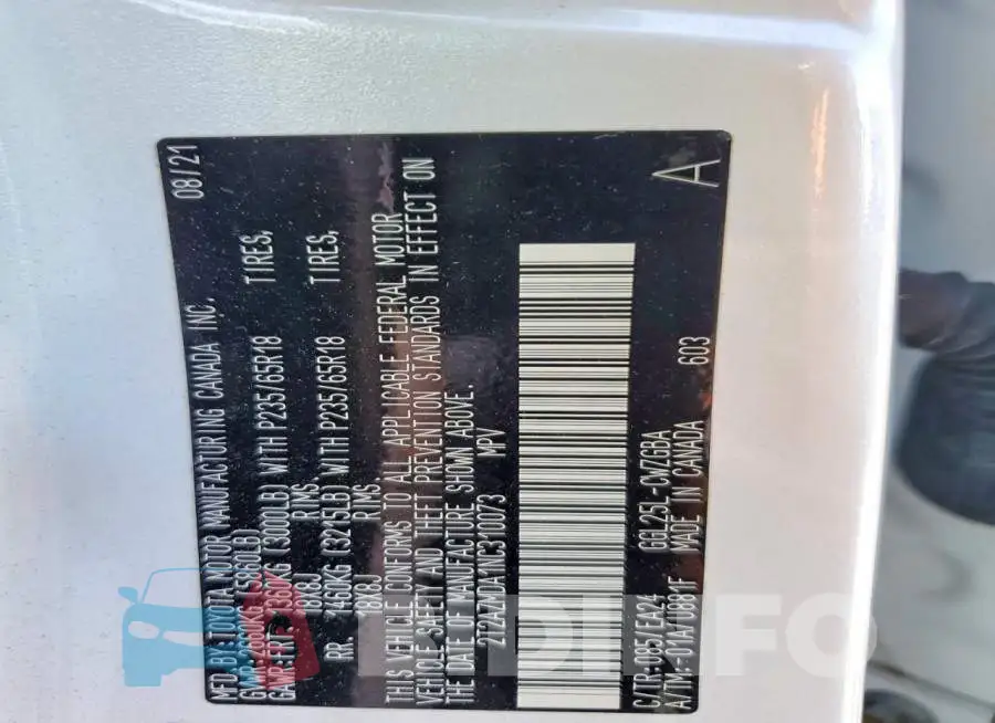 2T2AZMDA1NC310073 Photo# 12
