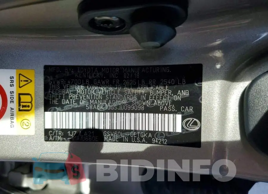 58ABK1GG5JU099098 Photo# 12