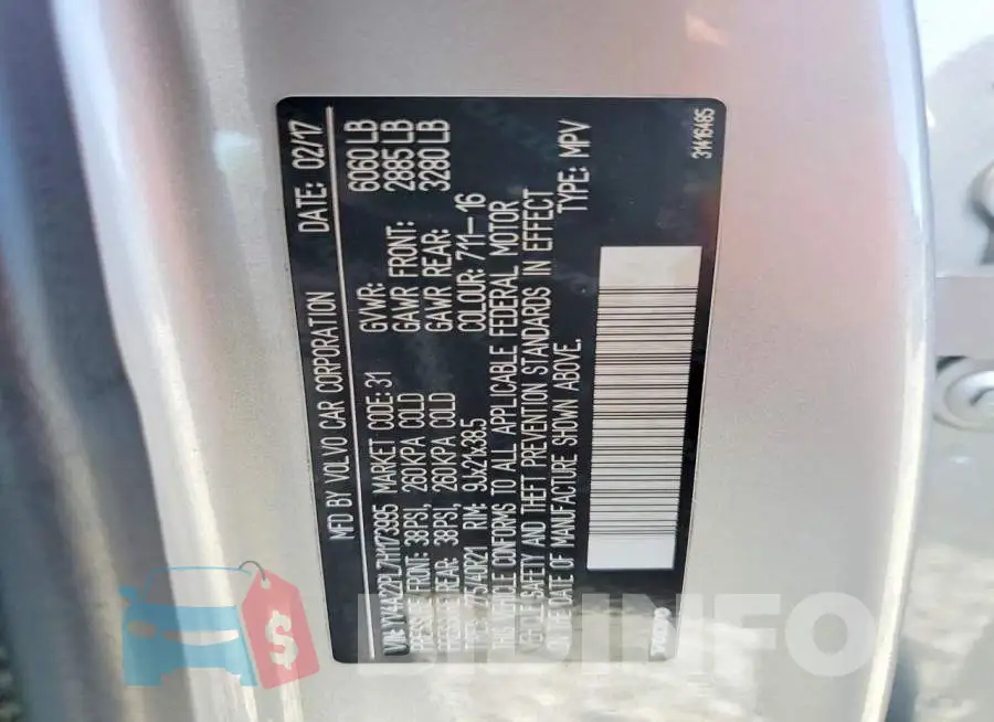 YV4A22PL7H1173995 Photo# 13