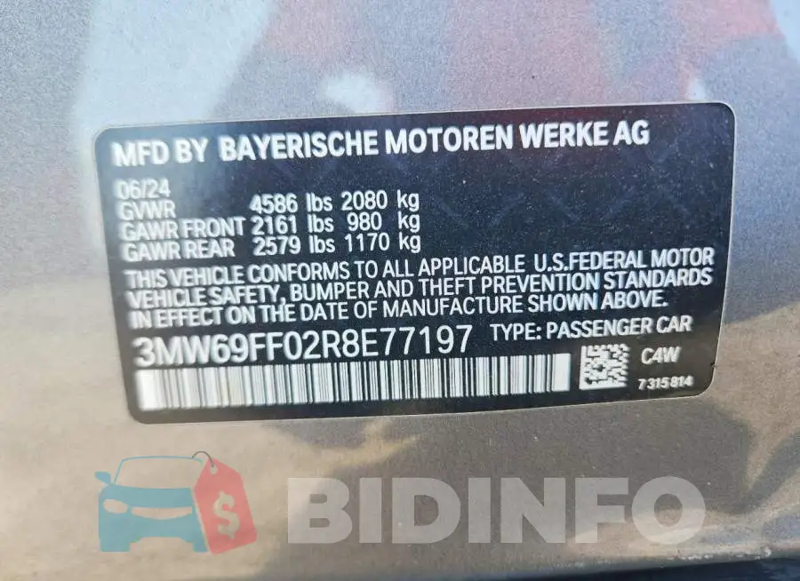 3MW69FF02R8E77197 Photo# 12
