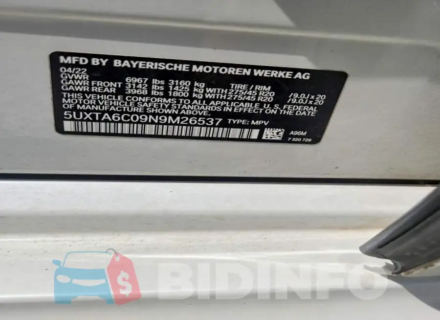 5UXTA6C09N9M26537 Photo# 13