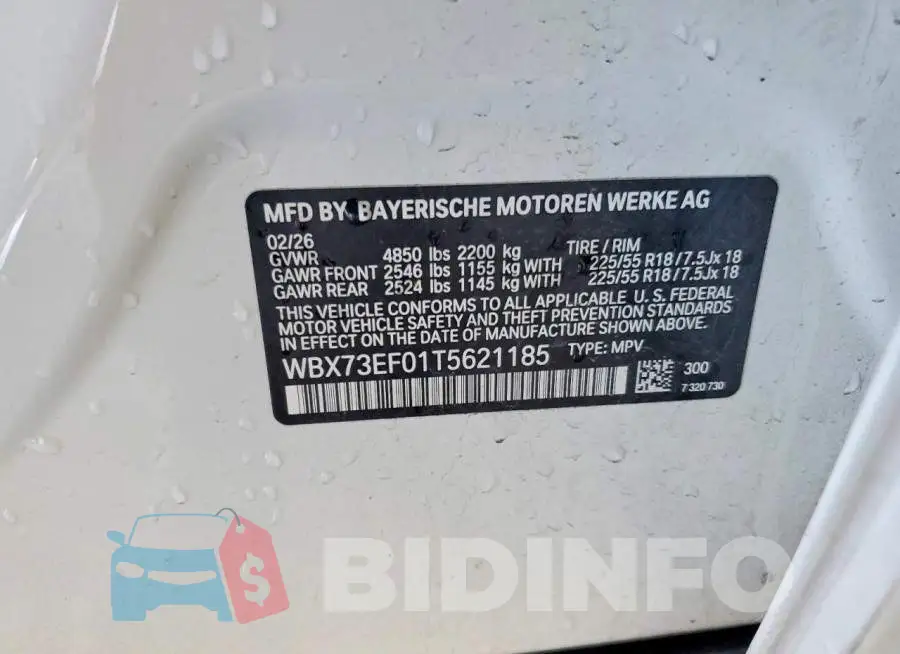 WBX73EF01T5621185 Photo# 14