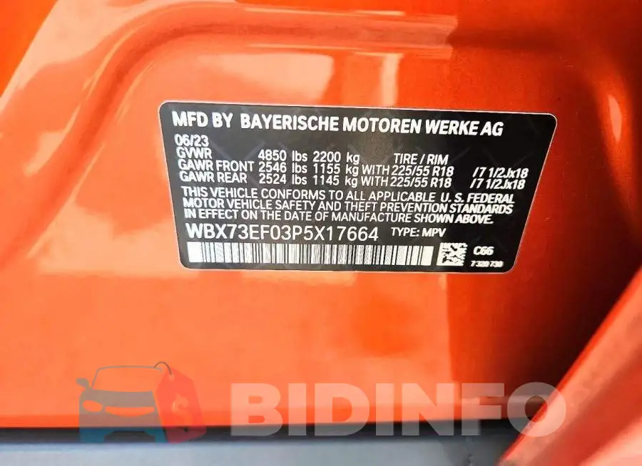 WBX73EF03P5X17664 Photo# 13