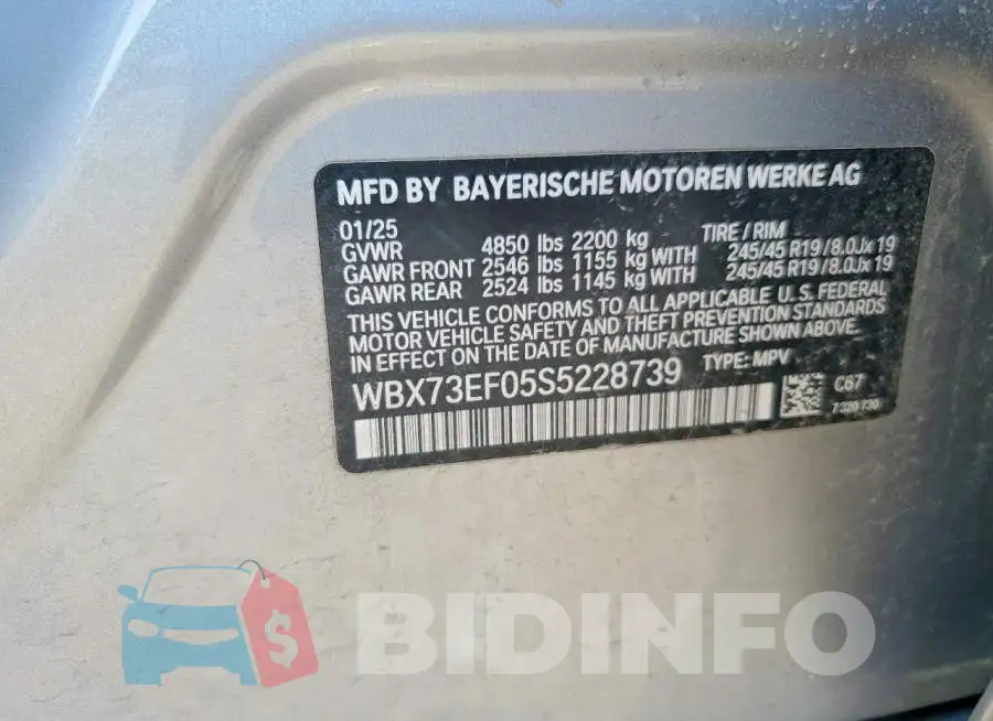 WBX73EF05S5228739 Photo# 14