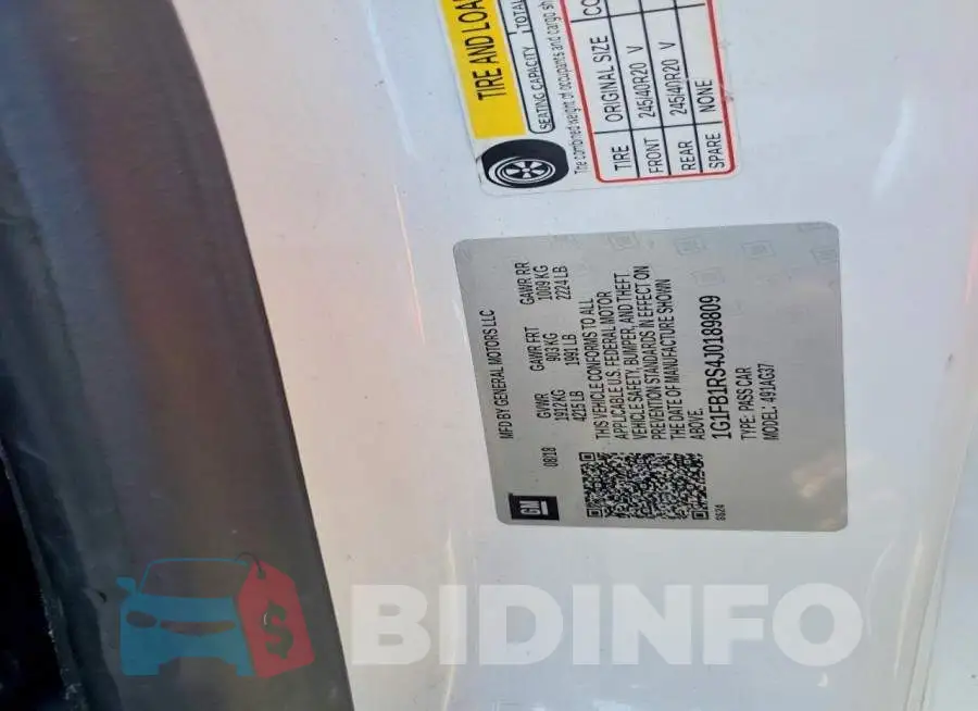 1G1FB1RS4J0189809 Photo# 12