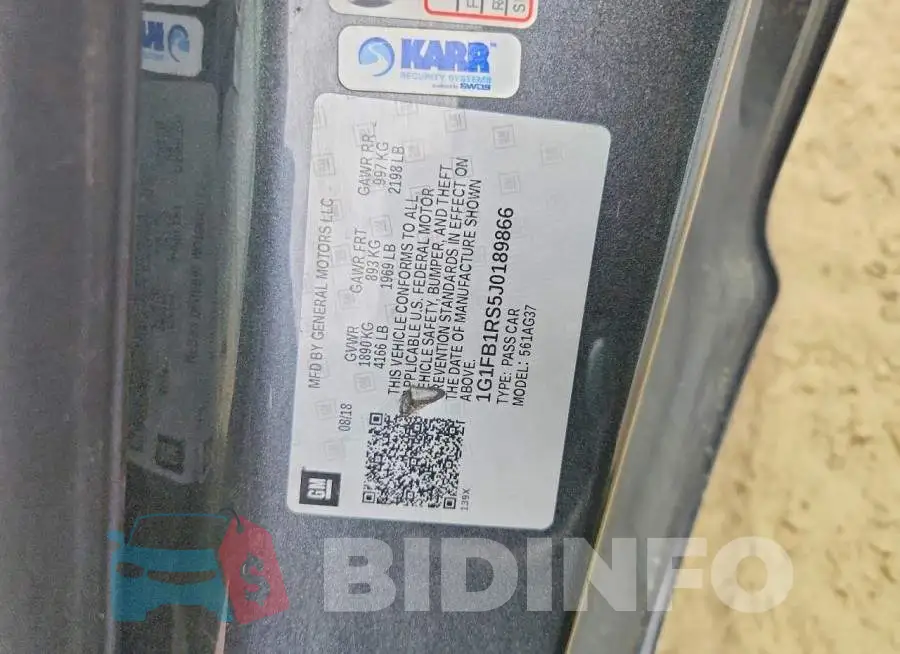 1G1FB1RS5J0189866 Photo# 12