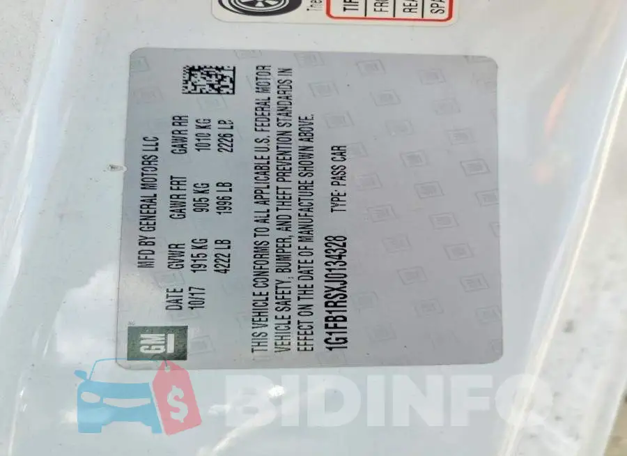1G1FB1RSXJ0134328 Photo# 12