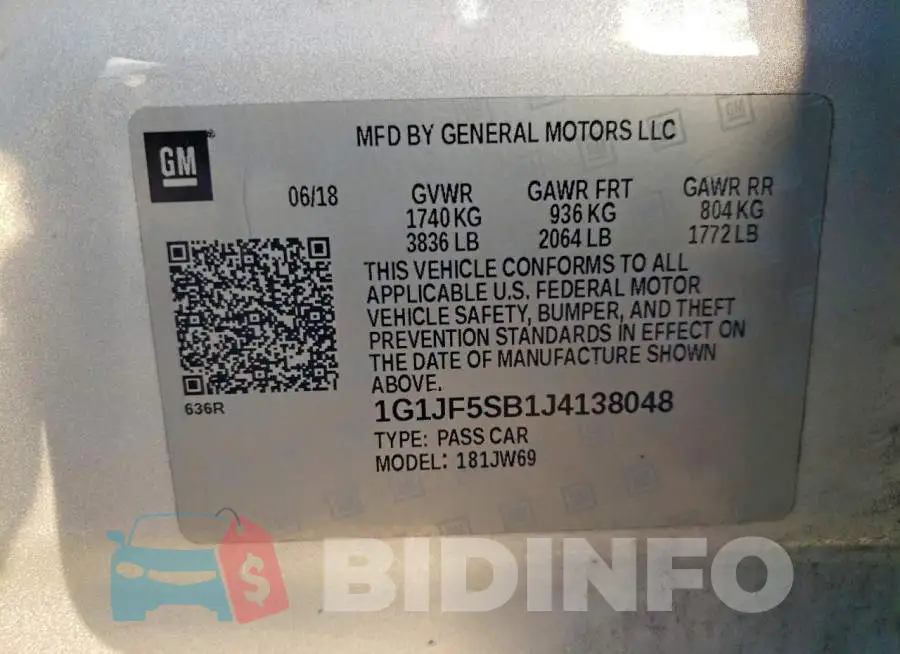 1G1JF5SB1J4138048 Photo# 12