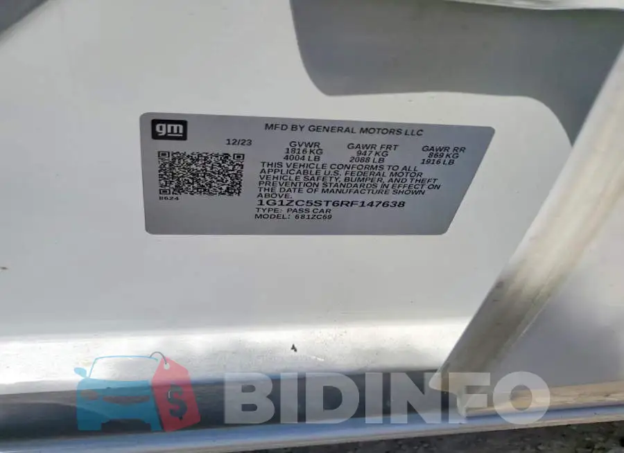 1G1ZC5ST6RF147638 Photo# 12