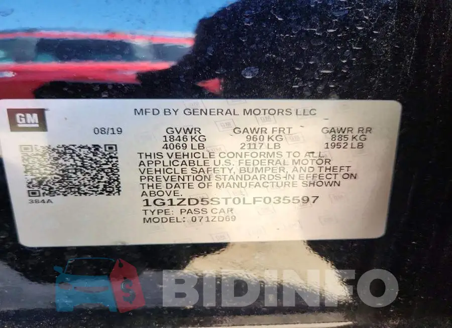 1G1ZD5ST0LF035597 Photo# 12
