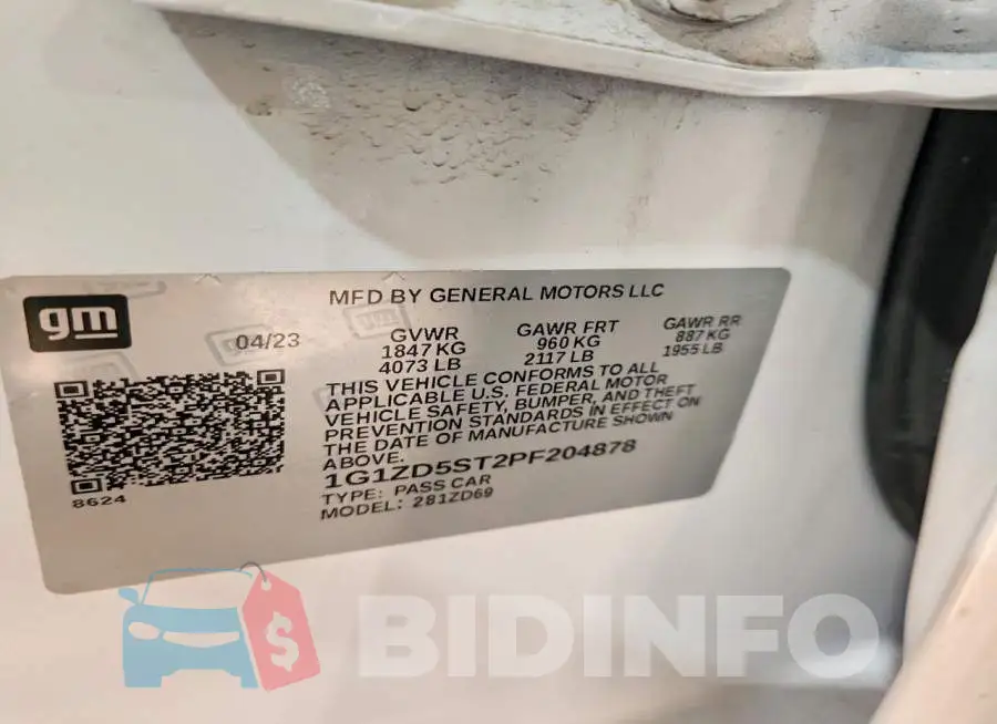1G1ZD5ST2PF204878 Photo# 12