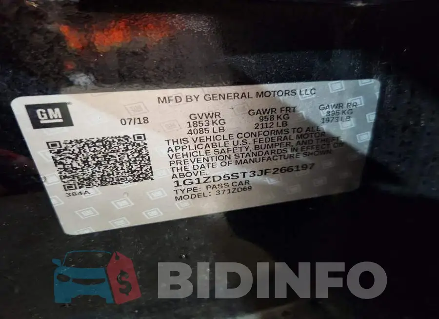 1G1ZD5ST3JF266197 Photo# 12