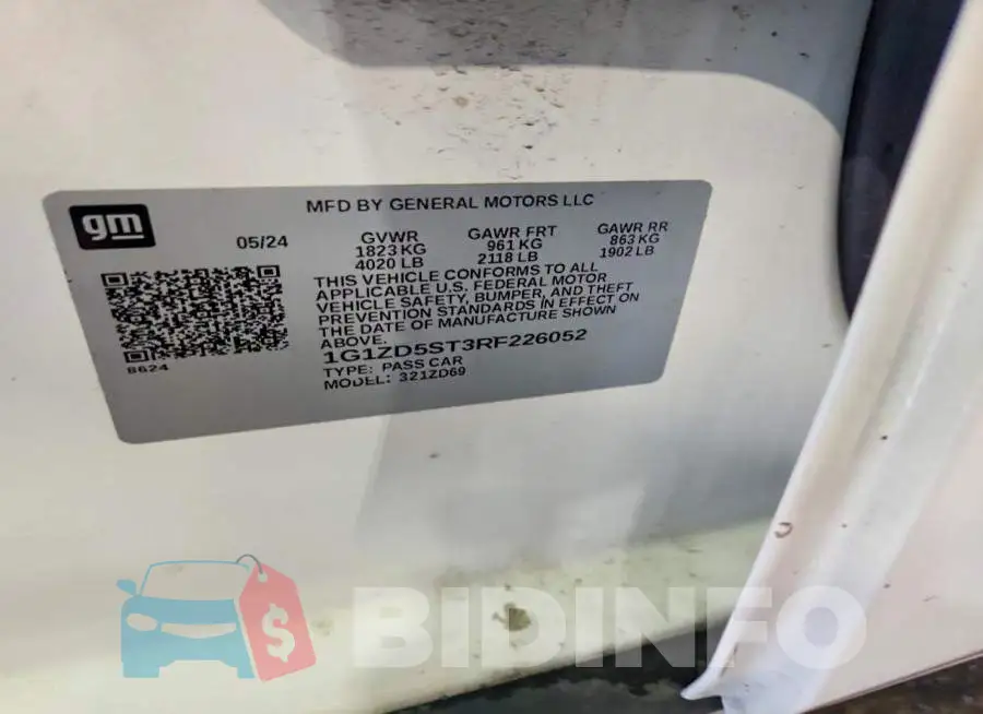 1G1ZD5ST3RF226052 Photo# 12
