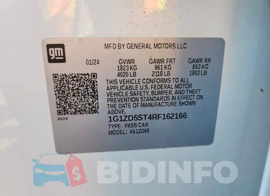 1G1ZD5ST4RF162166 Photo# 12