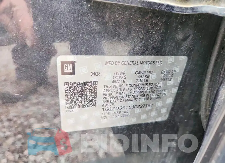 1G1ZD5ST5JF227157 Photo# 13