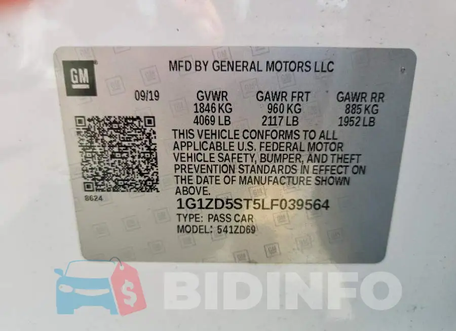1G1ZD5ST5LF039564 Photo# 13