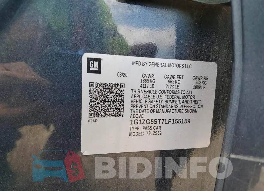 1G1ZG5ST7LF155159 Photo# 12