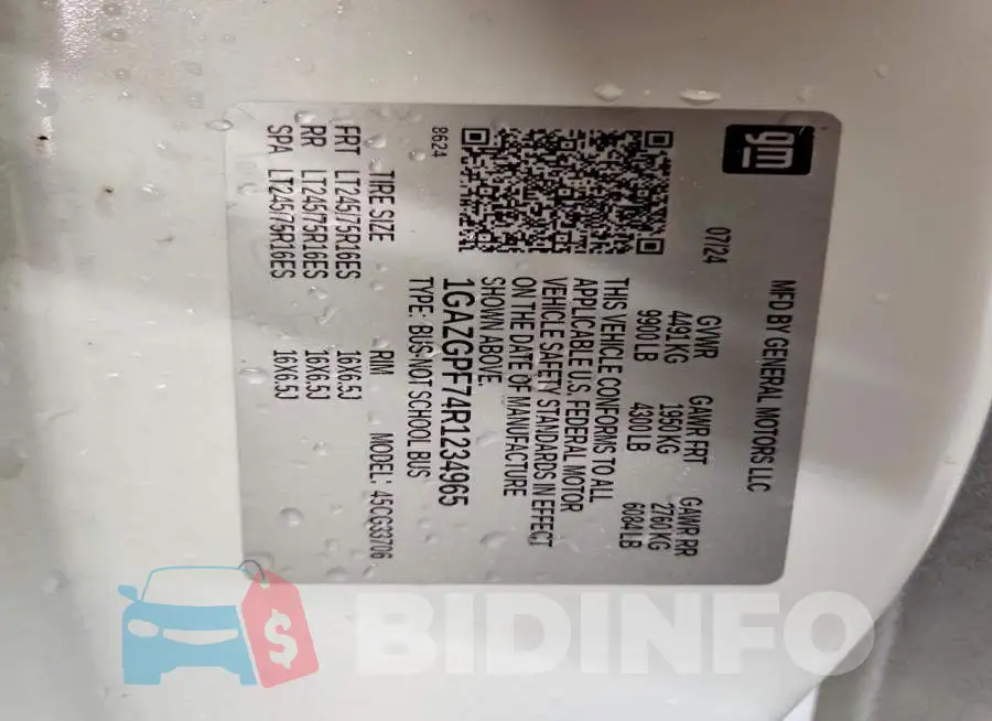 1GAZGPF74R1234965 Photo# 13