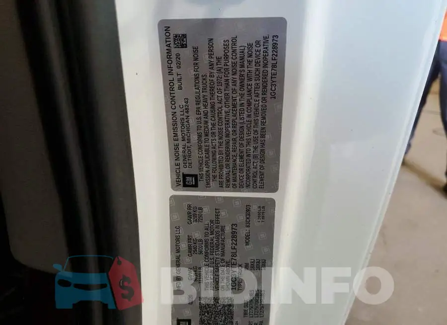 1GC3YTE78LF228973 Photo# 12