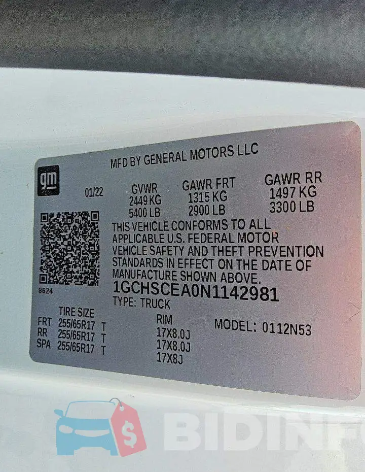 1GCHSCEA0N1142981 Photo# 12
