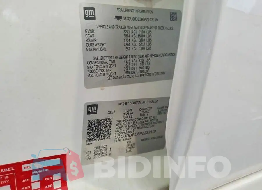 1GCUDDED6PZ233119 Photo# 12