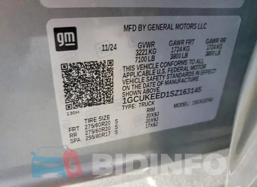 1GCUKEED1SZ163145 Photo# 13