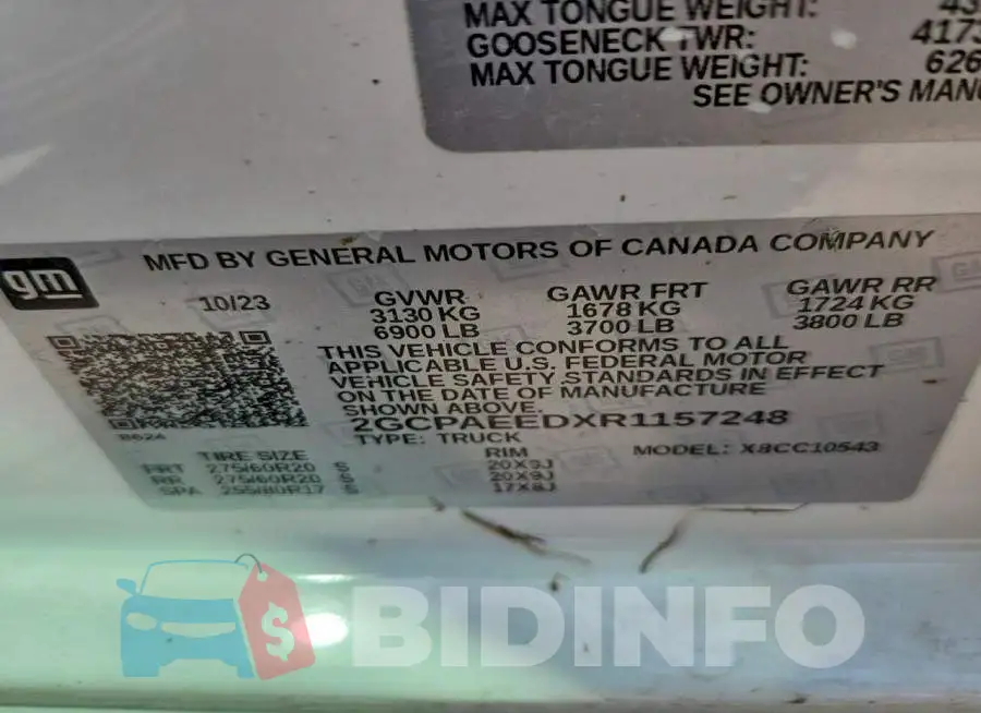 2GCPAEEDXR1157248 Photo# 12
