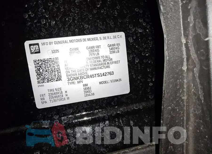 3GNKBCR45TS142763 Photo# 14