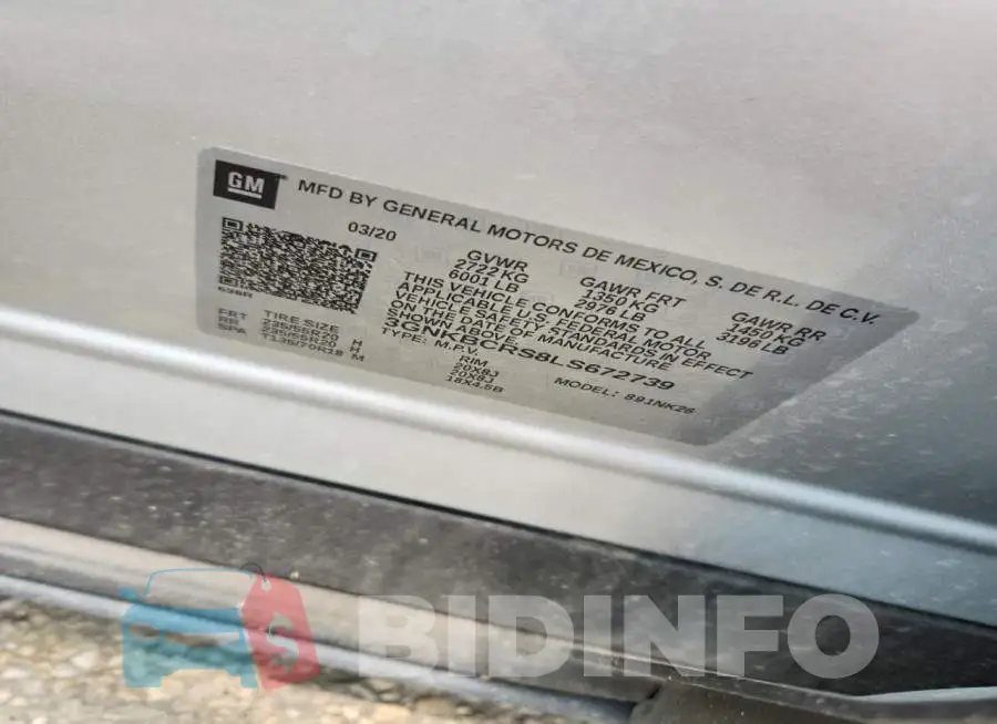 3GNKBCRS8LS672739 Photo# 13