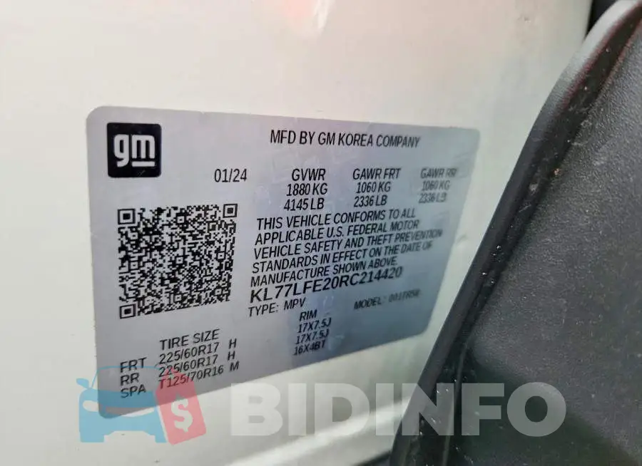 KL77LFE20RC214420 Photo# 14
