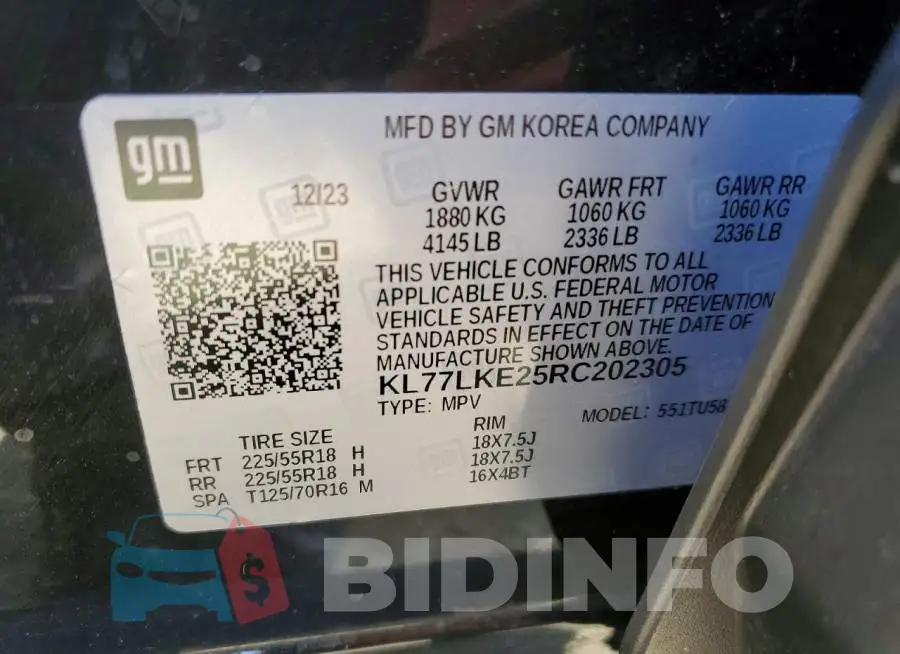 KL77LKE25RC202305 Photo# 12