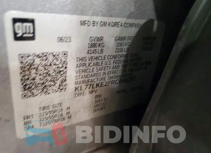 KL77LKE28RC066252 Photo# 14