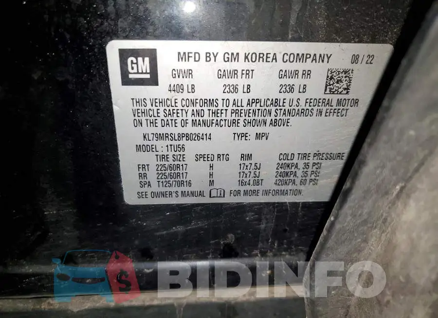 KL79MRSL8PB026414 Photo# 13