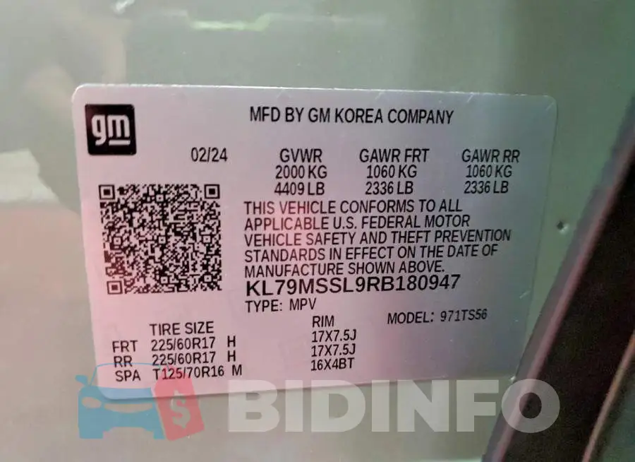 KL79MSSL9RB180947 Photo# 14