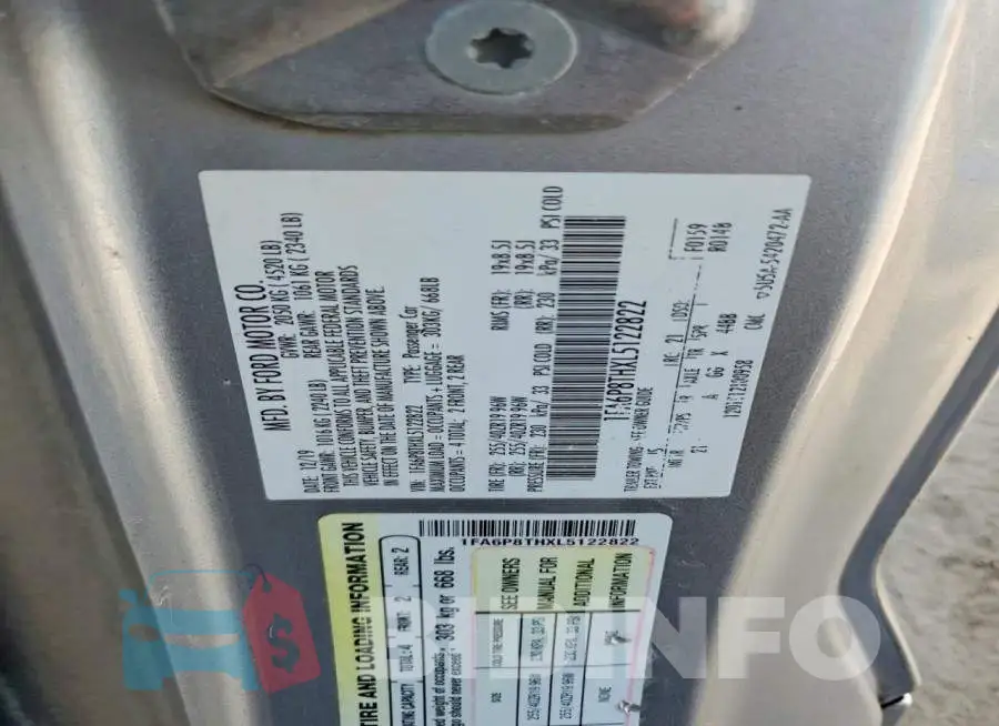 1FA6P8THXL5122822 Photo# 12