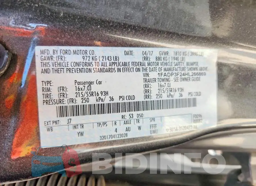 1FADP3F24HL266869 Photo# 12