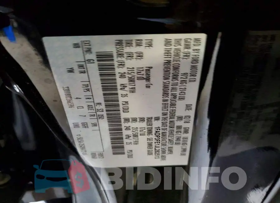 1FADP3FE1JL282513 Photo# 12