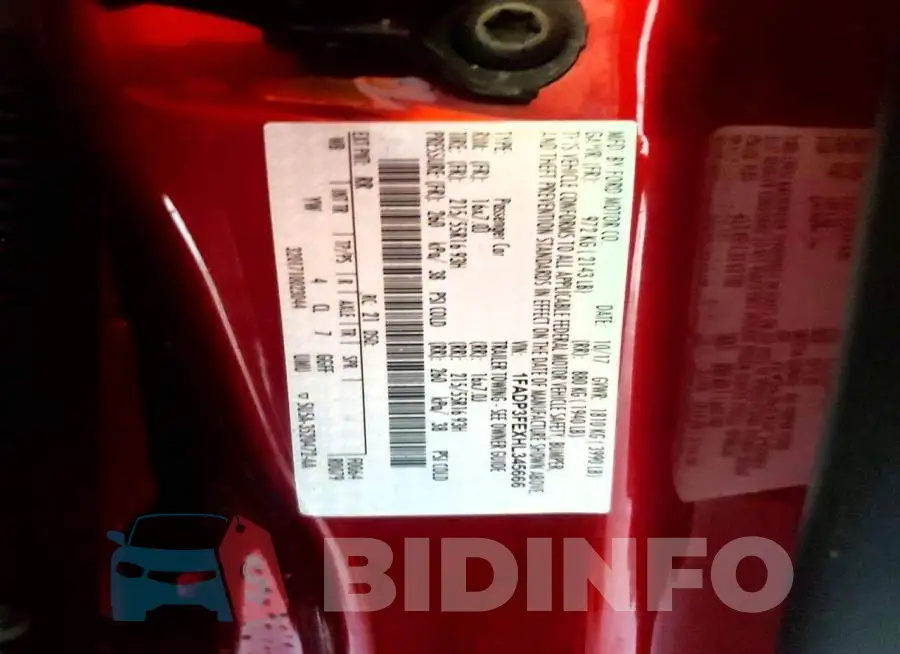 1FADP3FEXHL345666 Photo# 12
