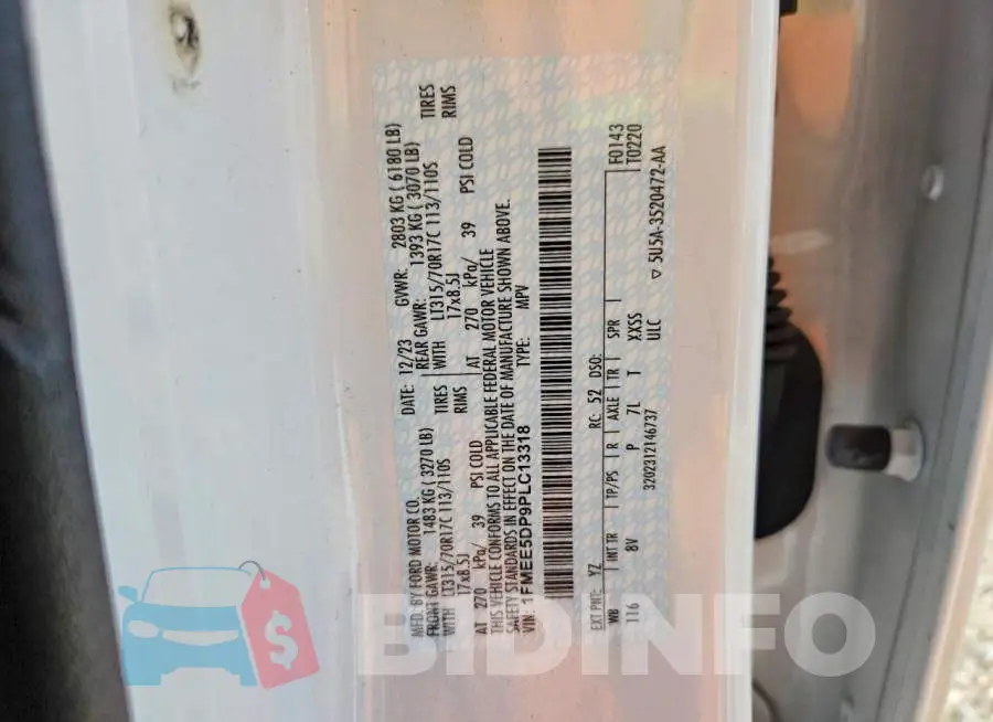 1FMEE5DP9PLC13318 Photo# 14