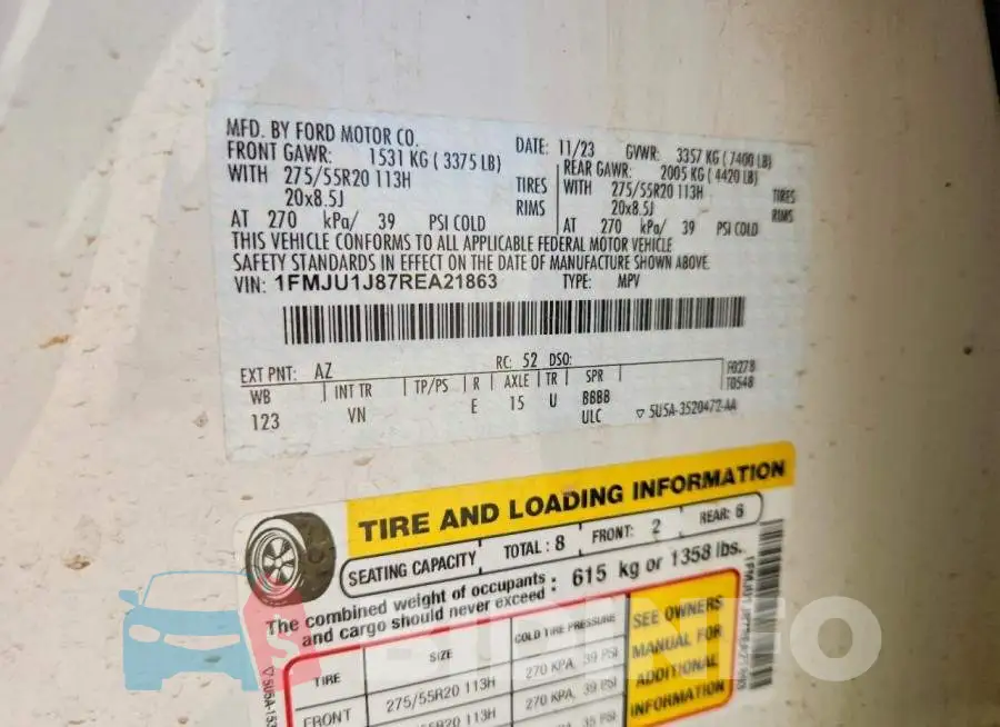 1FMJU1J87REA21863 Photo# 13