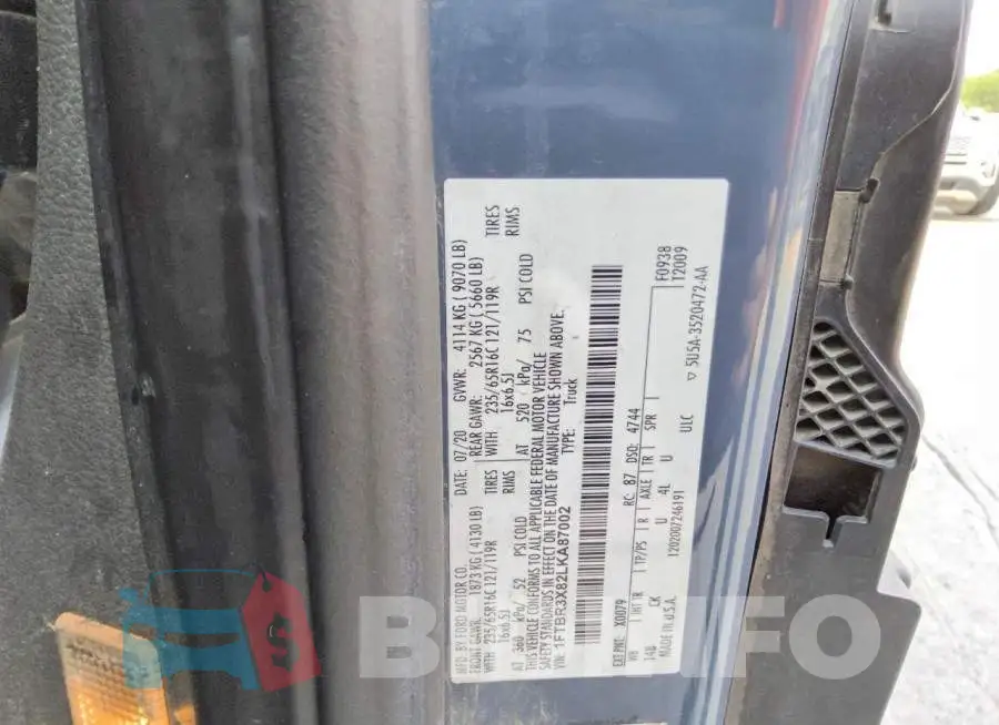 1FTBR3X82LKA87002 Photo# 7