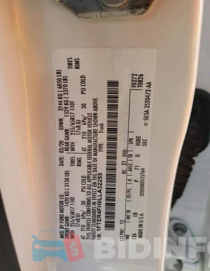1FTER4FH0LLA32255 Photo# 13
