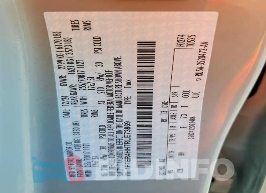 1FTER4HH7RLE73869 Photo# 12