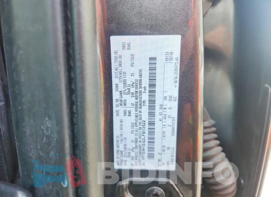 1FTEW1E42LFB13522 Photo# 13