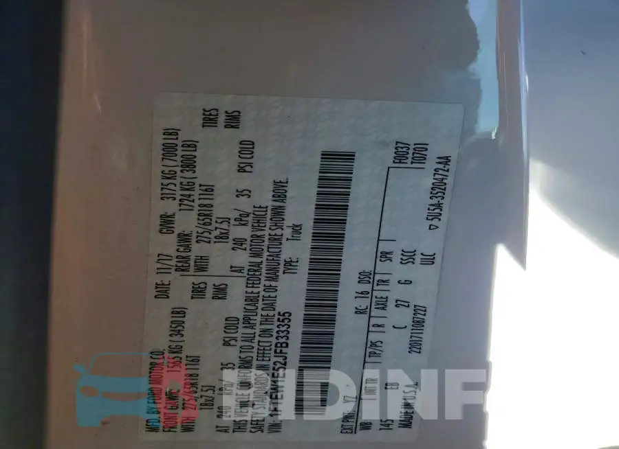 1FTEW1E52JFB33355 Photo# 12