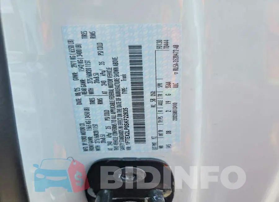 1FTEX2LP0SKF22835 Photo# 12